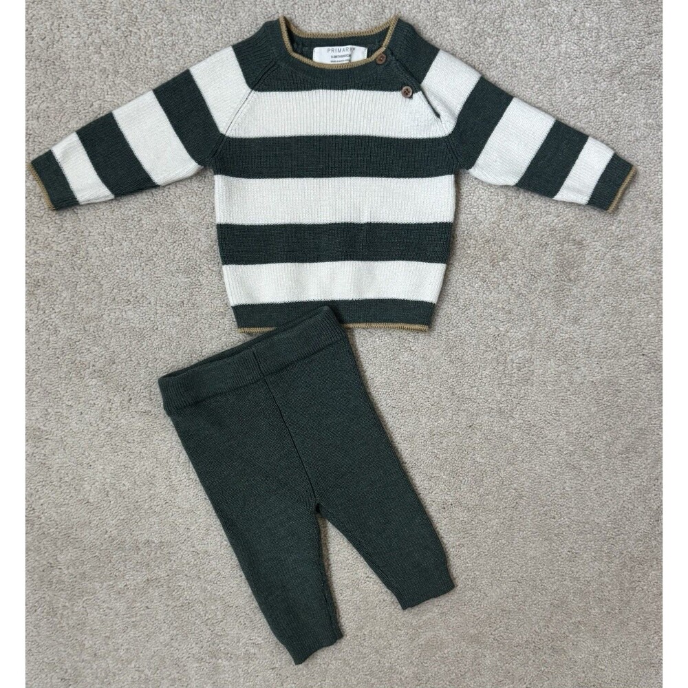 Primark Matching Knit Fall Sweater Set Size 0/3 Month